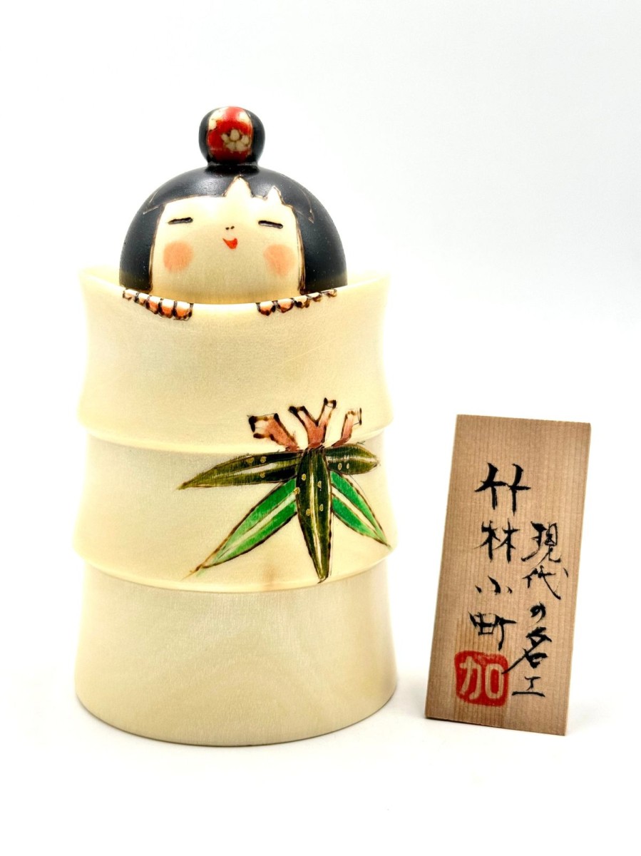 Bambole Kokeshi ARTIGIANATO GIAPPONESE | Kokeshi Chikurin Komachi