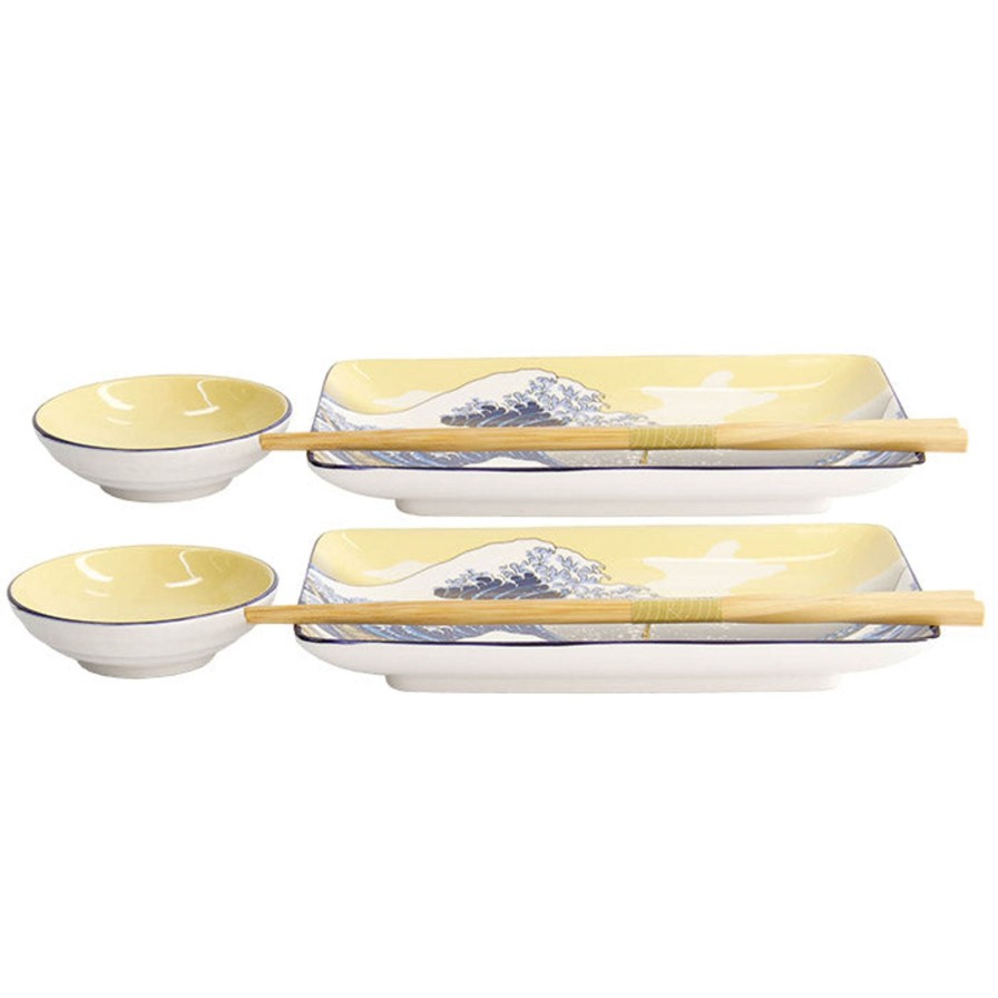 Arredo Tavola ARTIGIANATO GIAPPONESE | Set Sushi Grande Onda