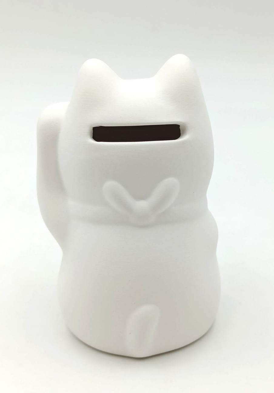 Gadget E Portafortuna ARTIGIANATO GIAPPONESE | Maneki Neko Da Dipingere