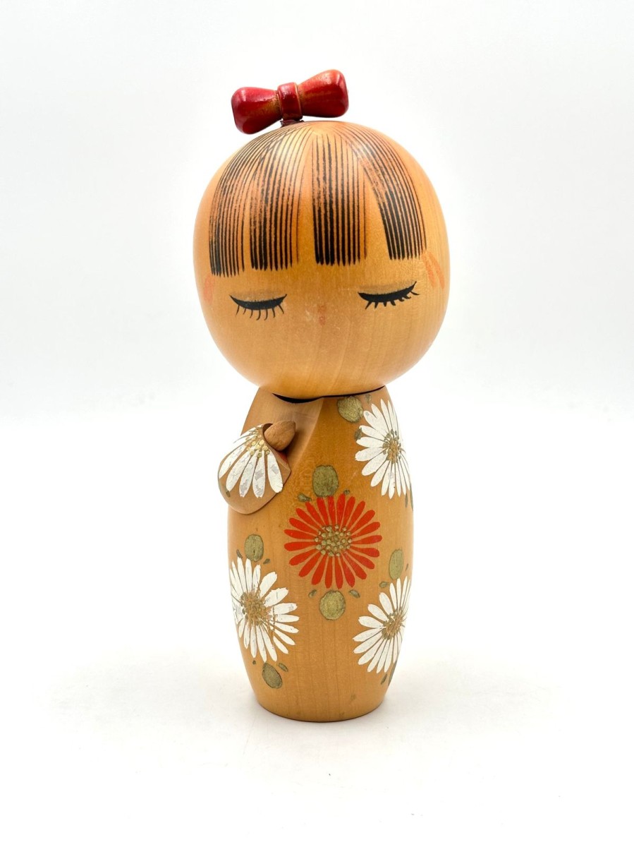 Bambole Kokeshi ARTIGIANATO GIAPPONESE | Kokeshi Hinagiku