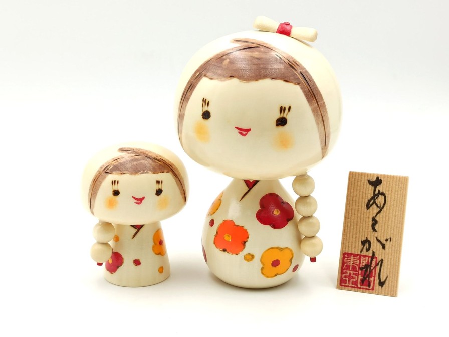 Bambole Kokeshi ARTIGIANATO GIAPPONESE | Kokeshi Akogare