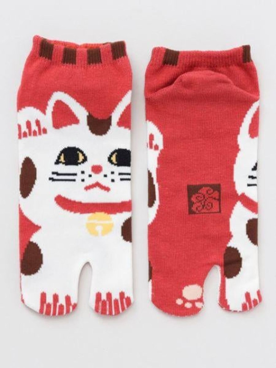 Abbigliamento E Accessori ARTIGIANATO GIAPPONESE | Tabi Maneki Neko (M)