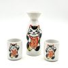 Arredo Tavola ARTIGIANATO GIAPPONESE | Set Sake Maneki Neko