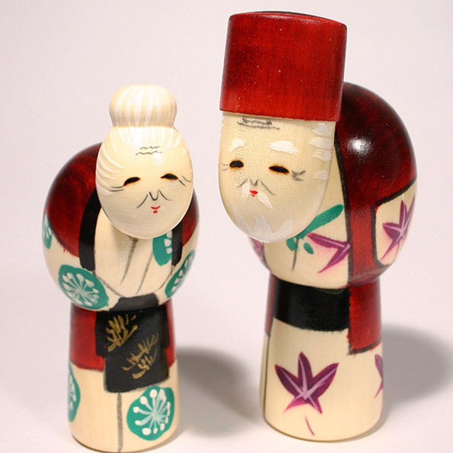 Bambole Kokeshi ARTIGIANATO GIAPPONESE | Kokeshi Takasago