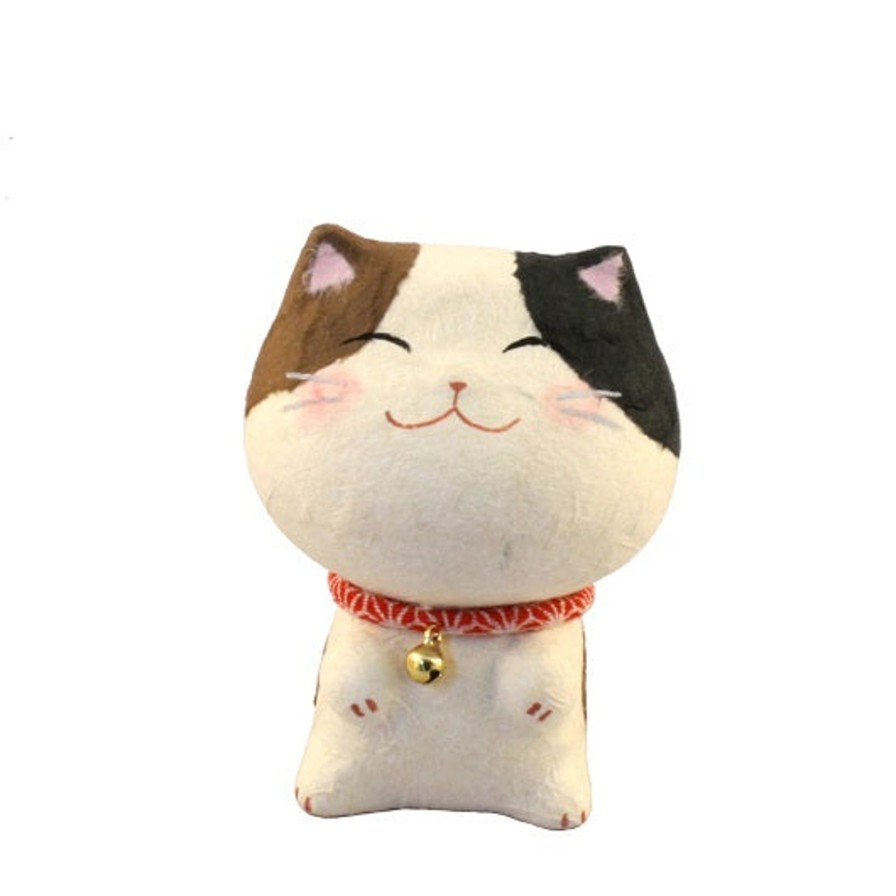 Gadget E Portafortuna ARTIGIANATO GIAPPONESE | Maneki Neko Chigiri-E Calico