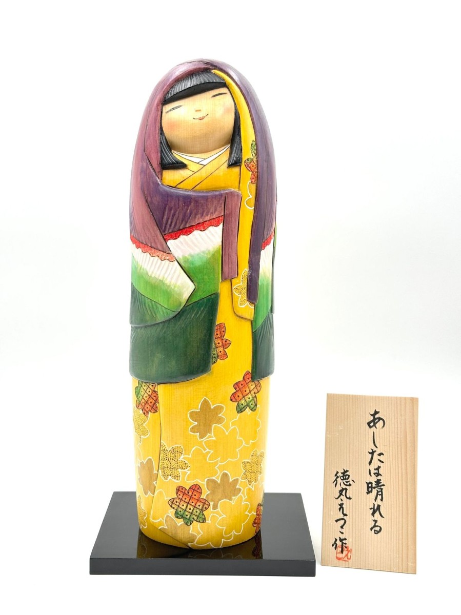 Bambole Kokeshi ARTIGIANATO GIAPPONESE | Kokeshi Ashita Wa Hareru