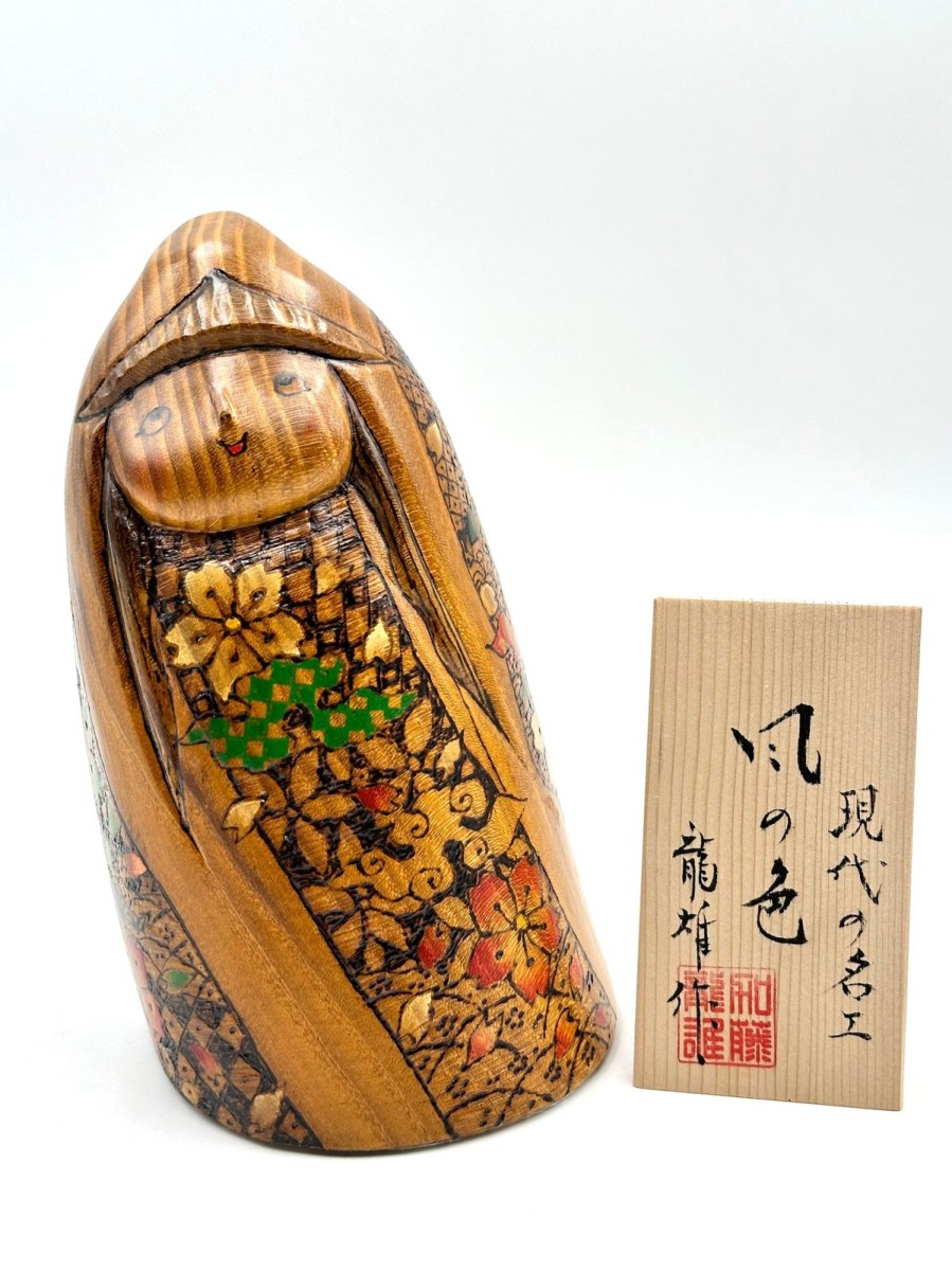 Bambole Kokeshi ARTIGIANATO GIAPPONESE | Kokeshi Kaze No Iro