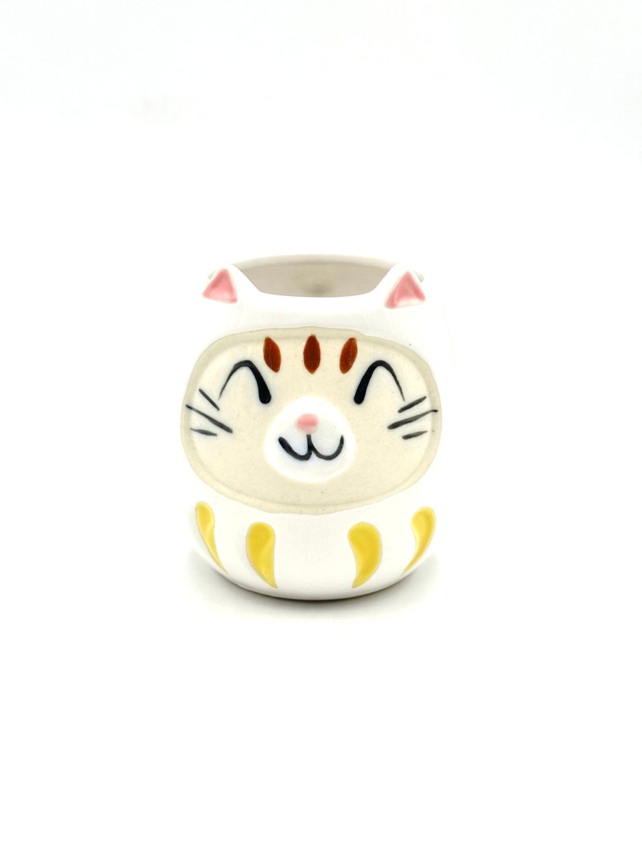 Arredo Tavola ARTIGIANATO GIAPPONESE | Neko Daruma Mug