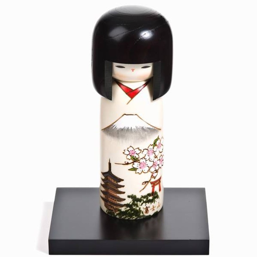 Bambole Kokeshi ARTIGIANATO GIAPPONESE | Base In Legno