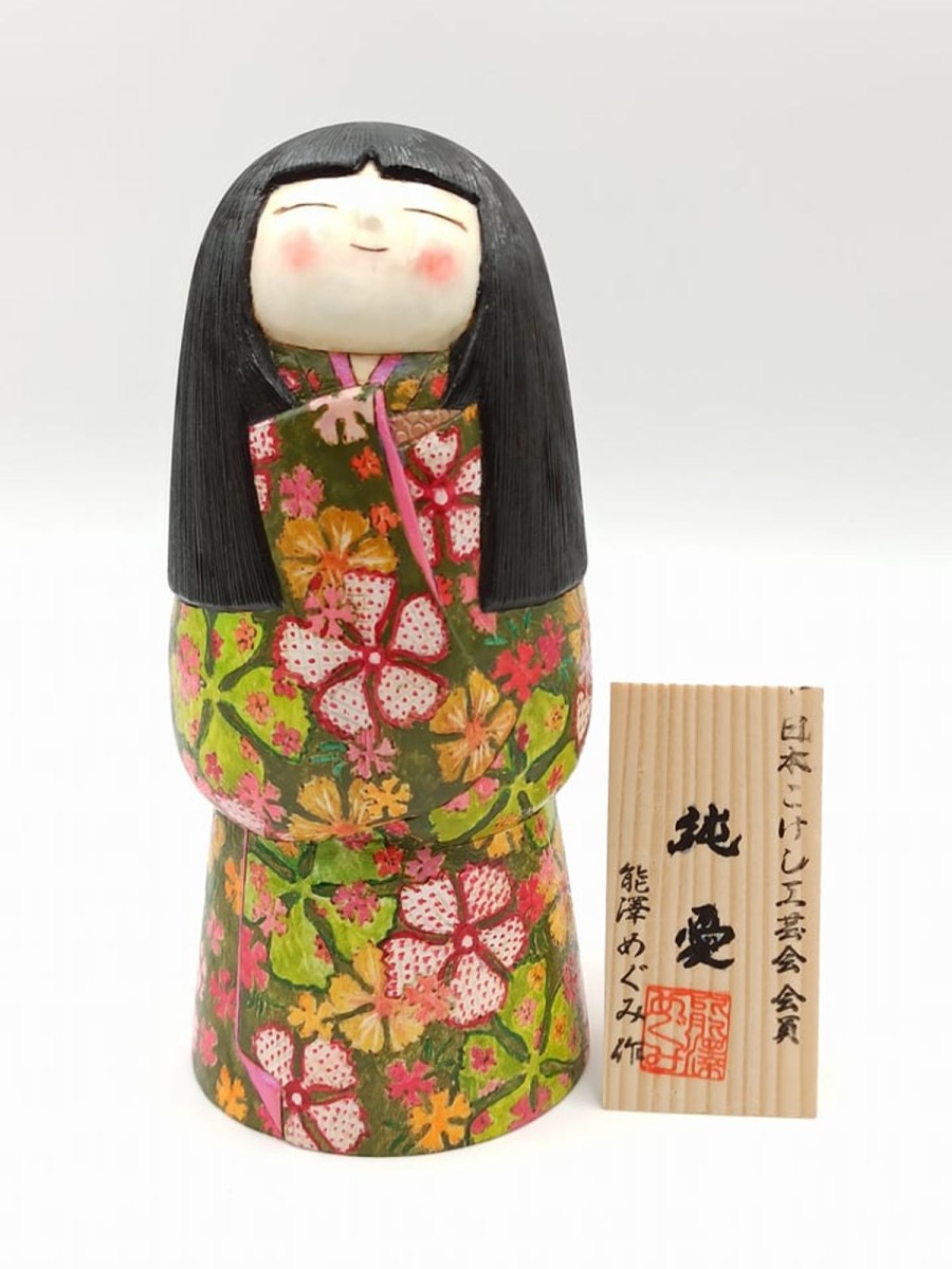 Bambole Kokeshi ARTIGIANATO GIAPPONESE | Kokeshi Jun-Ai