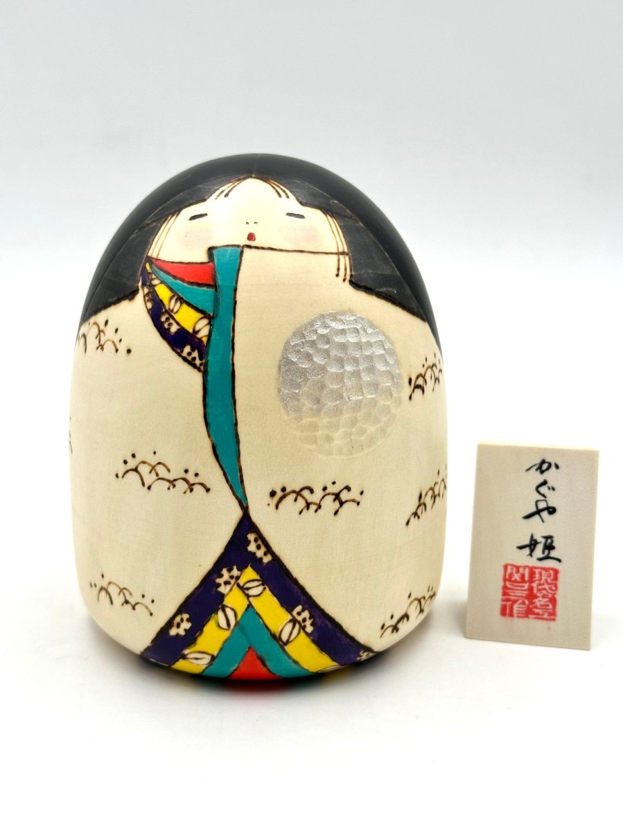 Bambole Kokeshi ARTIGIANATO GIAPPONESE | Kokeshi Kaguyahime