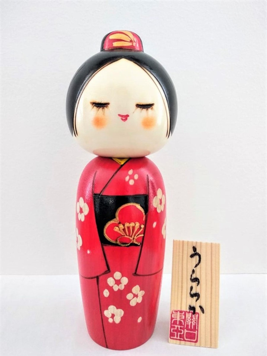 Bambole Kokeshi ARTIGIANATO GIAPPONESE | Kokeshi Uraraka