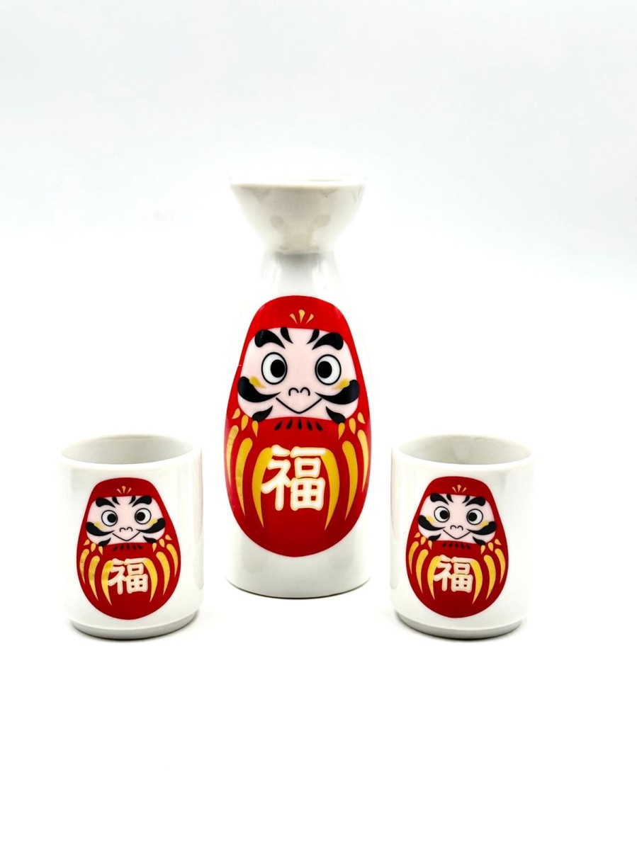 Arredo Tavola ARTIGIANATO GIAPPONESE | Set Sake Daruma